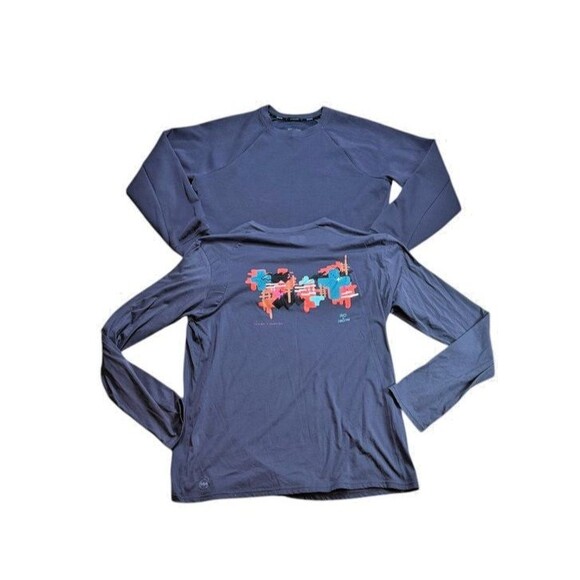 Janji Top Lot Circuit Knit Sweatshirt Summit Run T shirt Men's Size Large Hiking - Picture 1 of 11